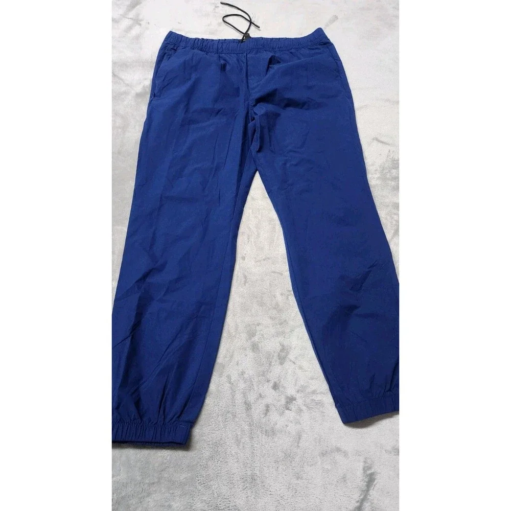 Banana Republic Men's L‎ Blue Drawstring Jogger Trousers Athletic Hiking Sports